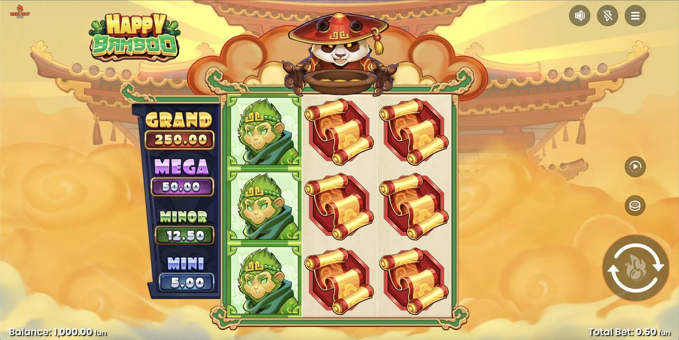 Happy Bamboo: image of main menu