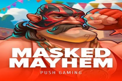 Masked Mayhem Online Slot Logo