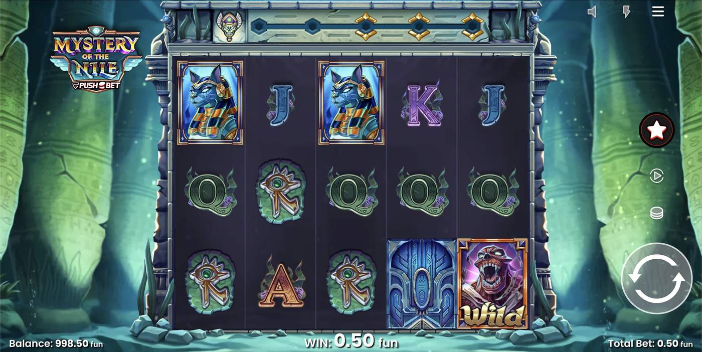 Mystery of the Nile: image of winning