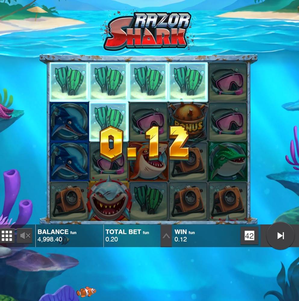 Razor Shark: image of winning