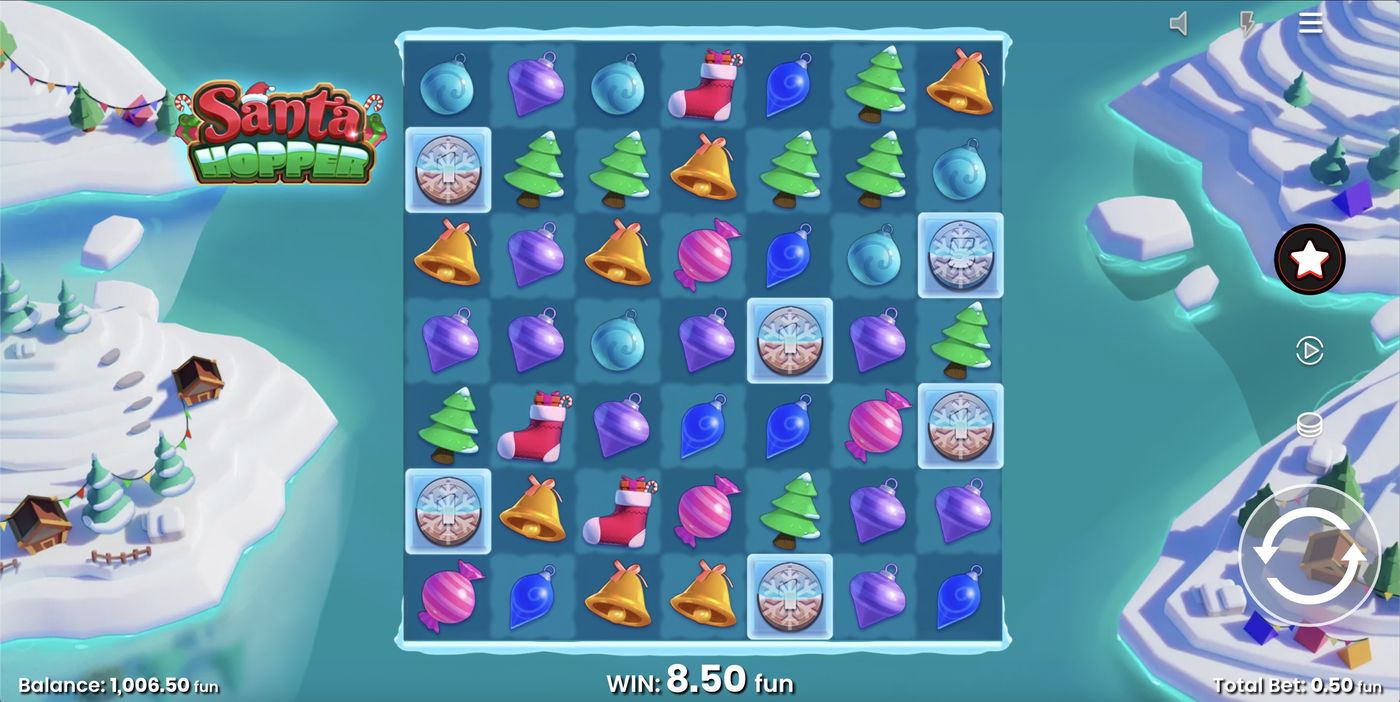 Santa Hopper: image of winning