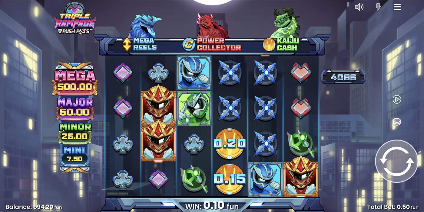 Triple Rampage: image of winning