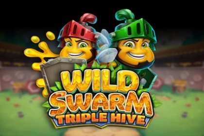 Wild Swarm Triple Hive Online Slot Logo