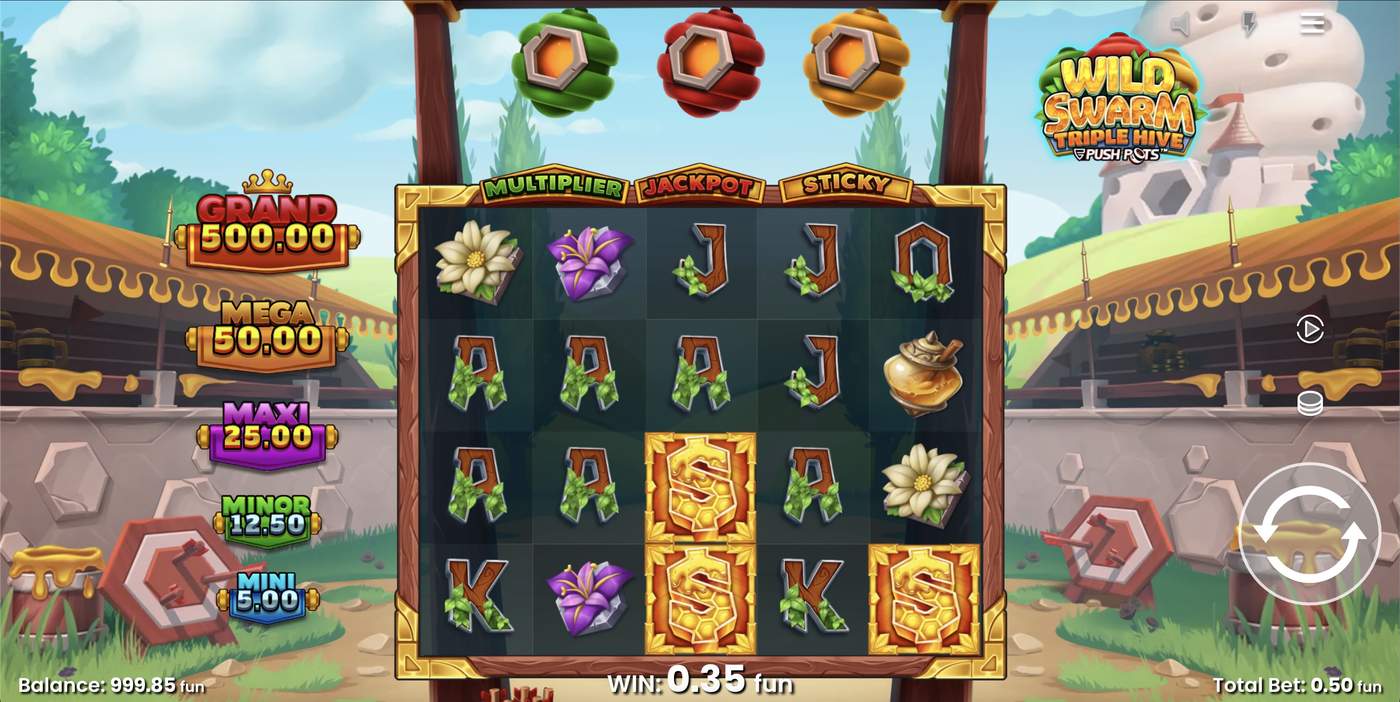 Wild Swarm Triple Hive: image of winning