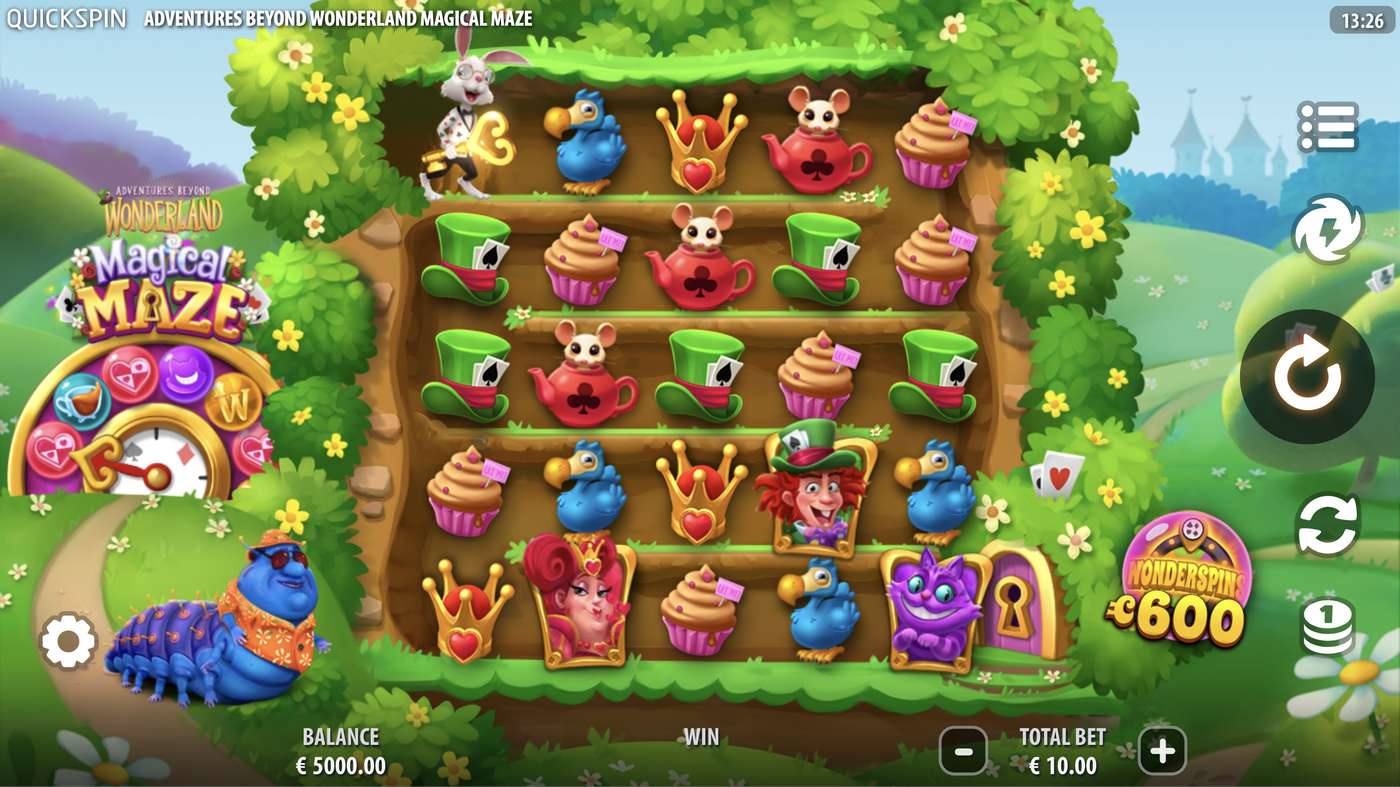 Adventures Beyond Wonderland Magical Maze: image of main menu