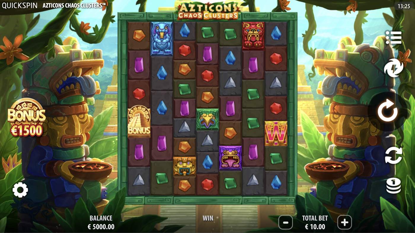Azticons Chaos Clusters: image of main menu