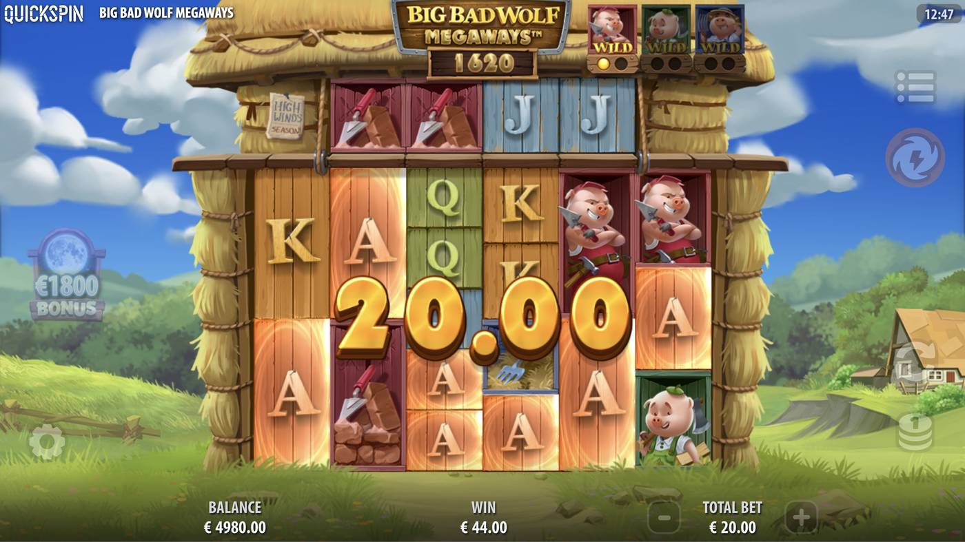 Big Bad Wolf Megaways: image of winning