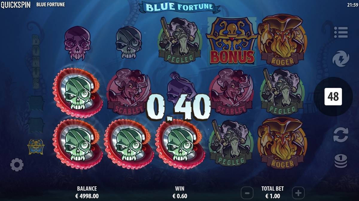 Blue Fortune: image of winning