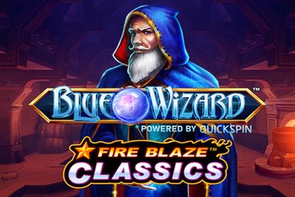 Blue Wizard Online Slot Logo