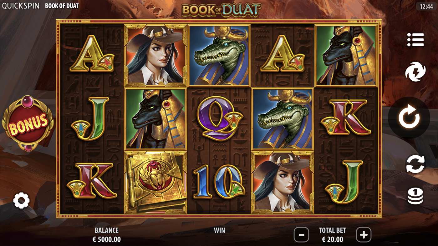 Book of Duat: image of main menu