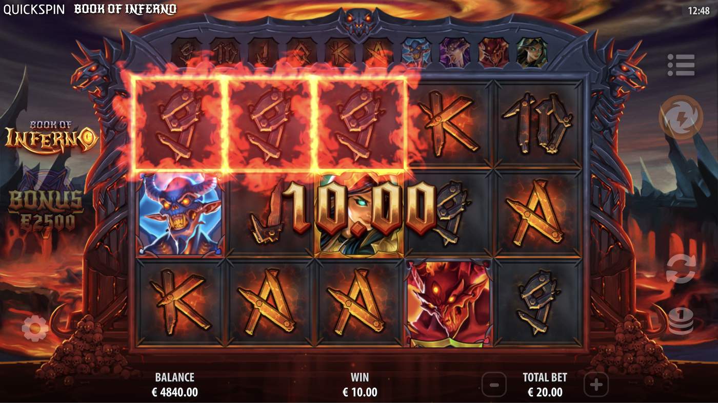 Book of Inferno: image of winning