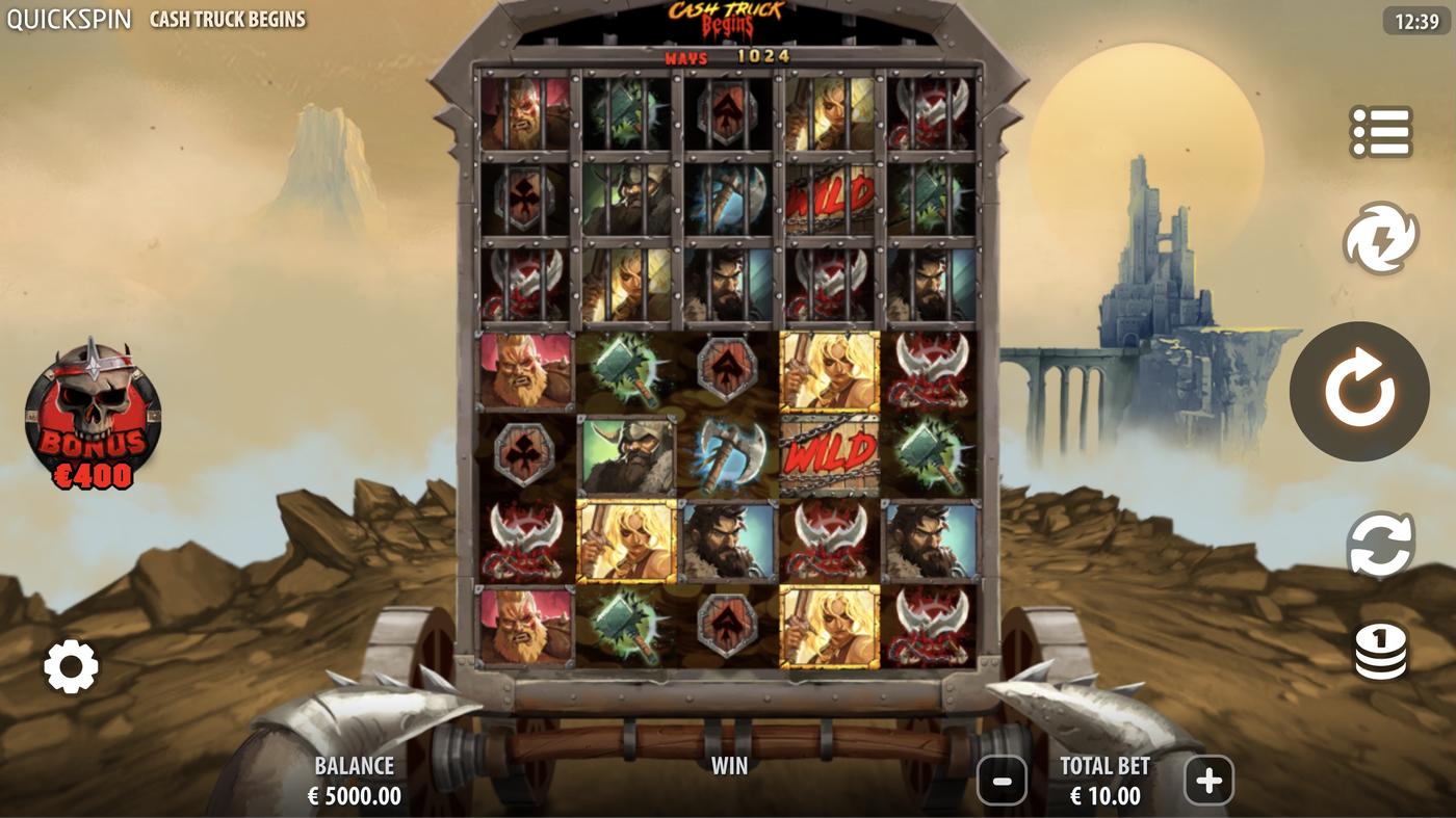 Cash Truck Begins: image of main menu