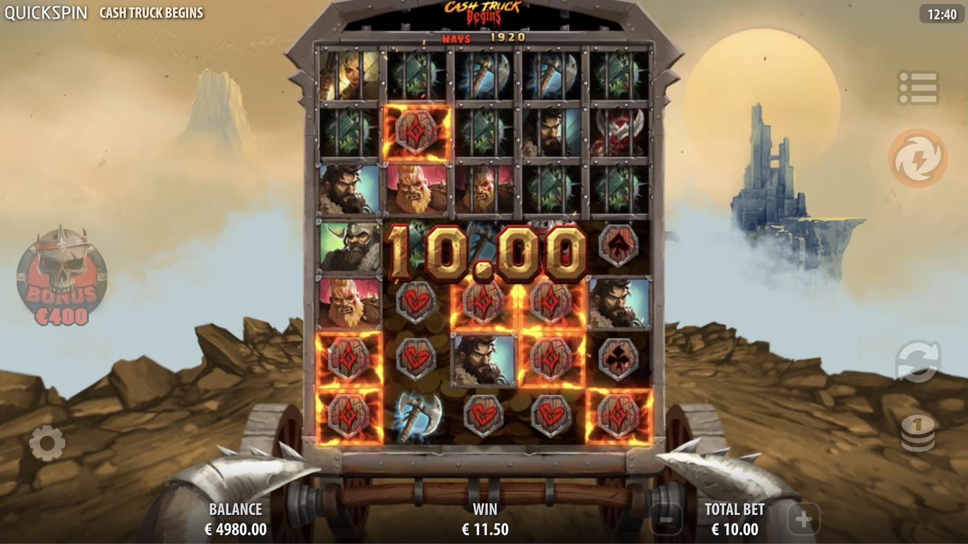 Cash Truck Begins: image of winning