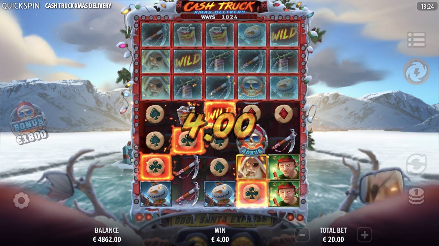 Cash Truck Xmas Delivery: image of winning