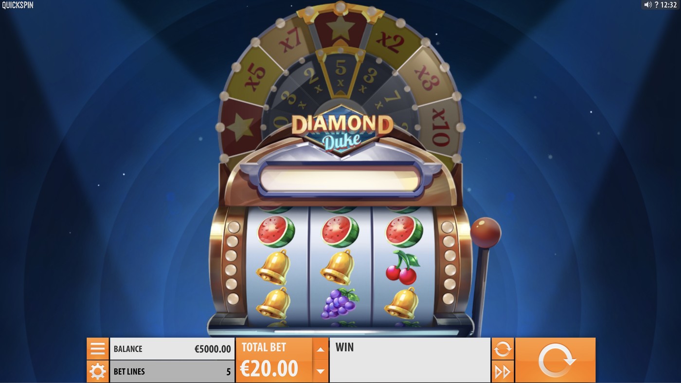 Diamond Duke: image of main menu