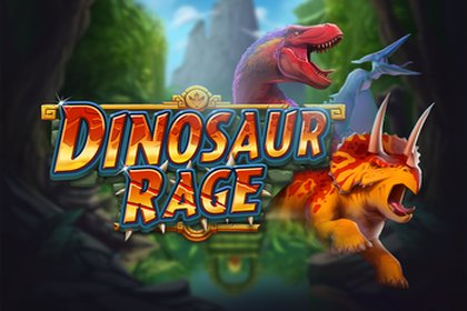 Dinosaur Rage Online Slot Logo