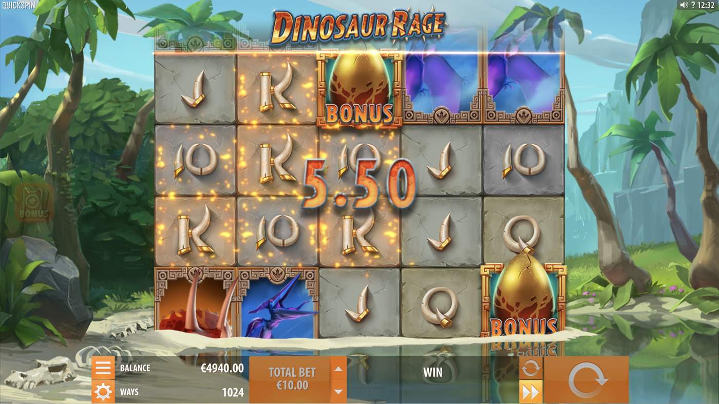 Dinosaur Rage: image of winning