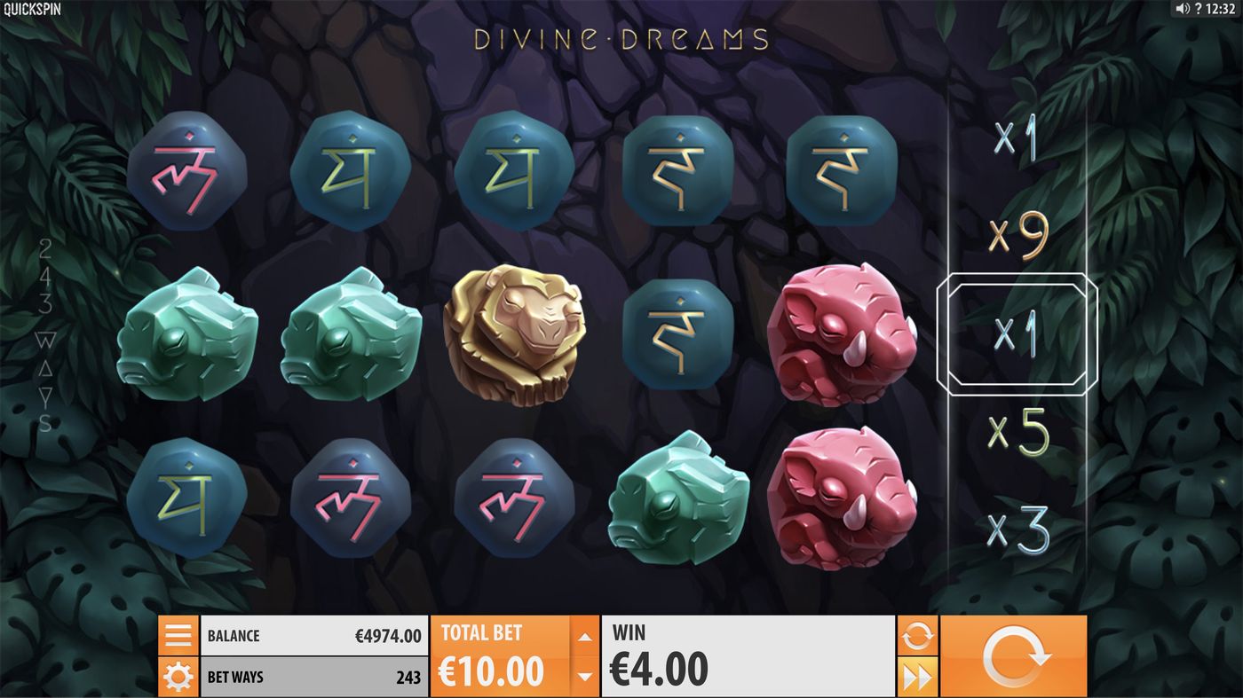 Divine Dreams: image of winning