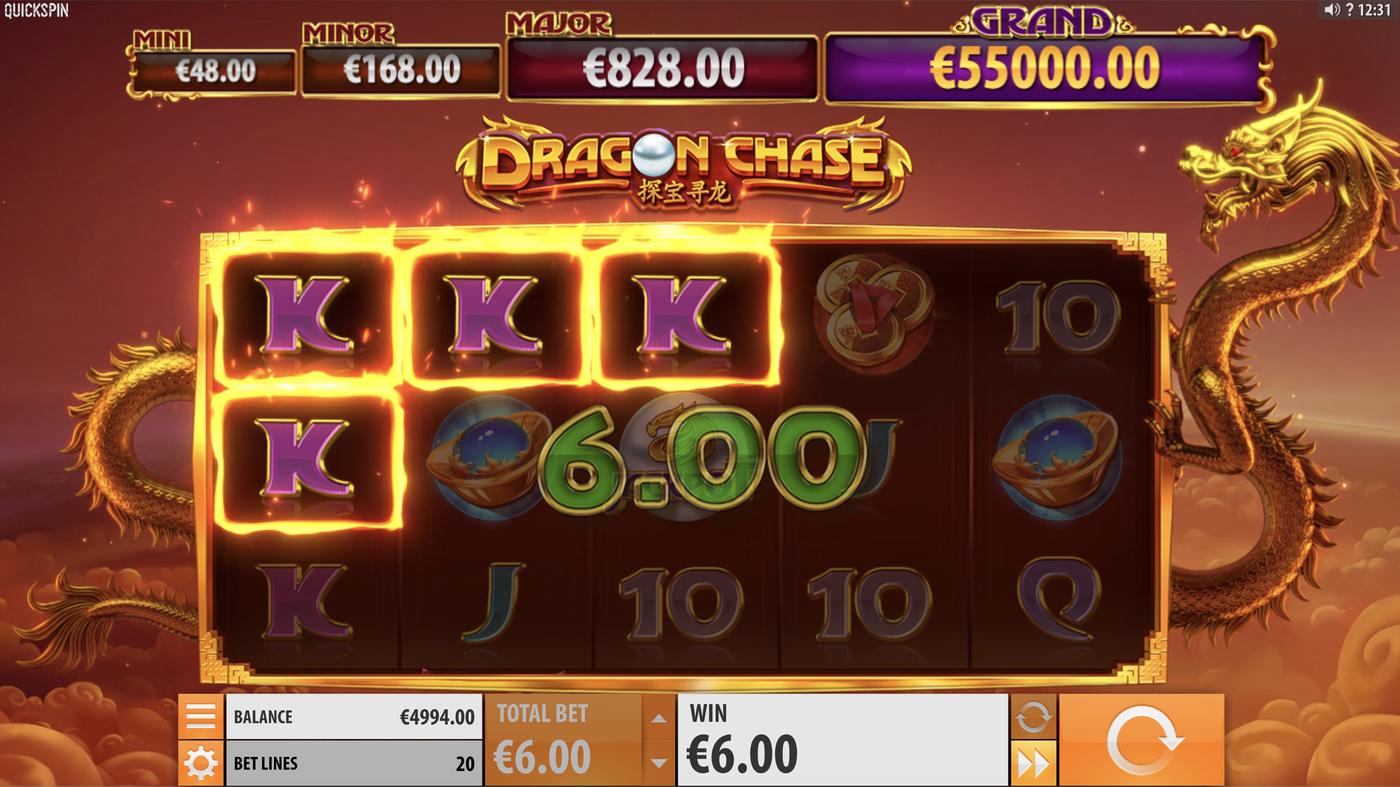 Dragon Chase: image of winning