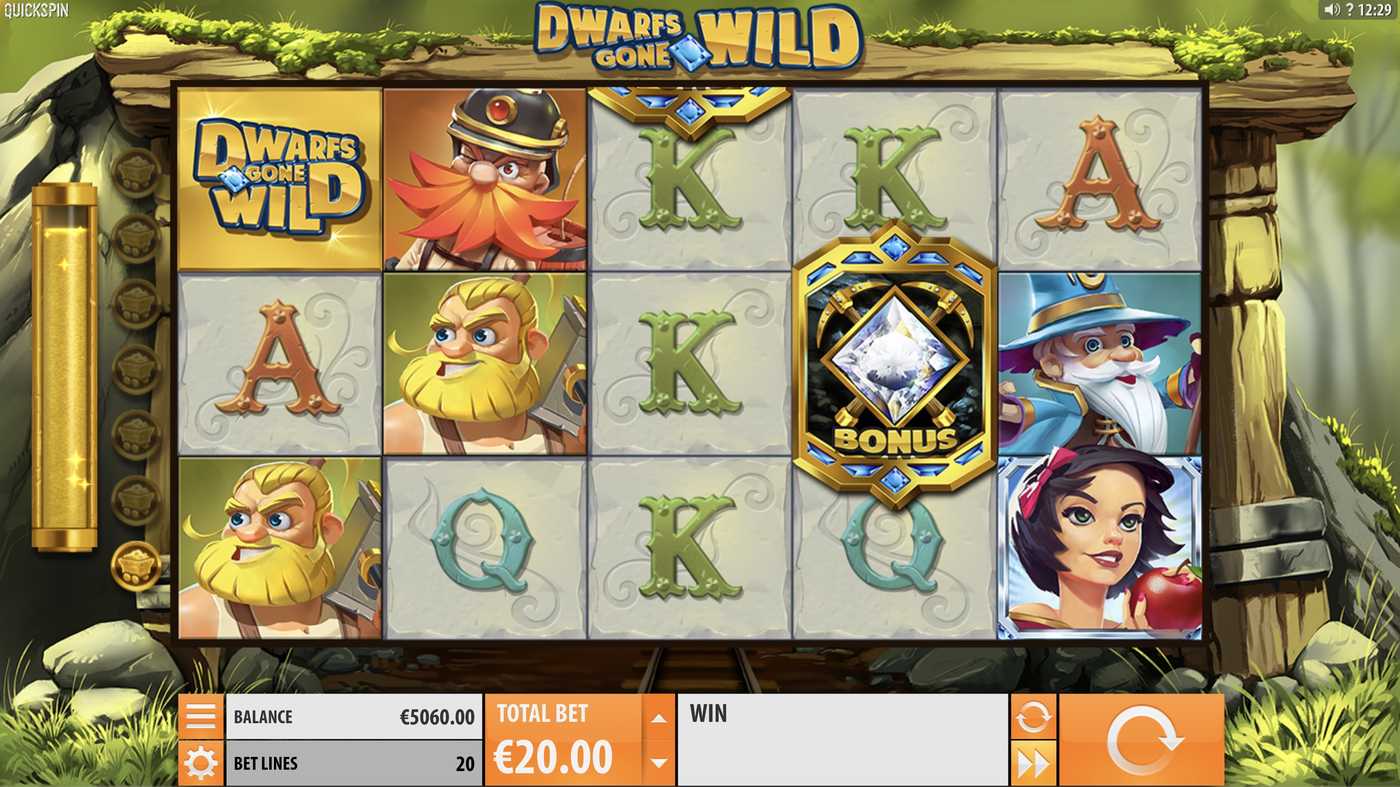 Dwarfs Gone Wild: image of main menu