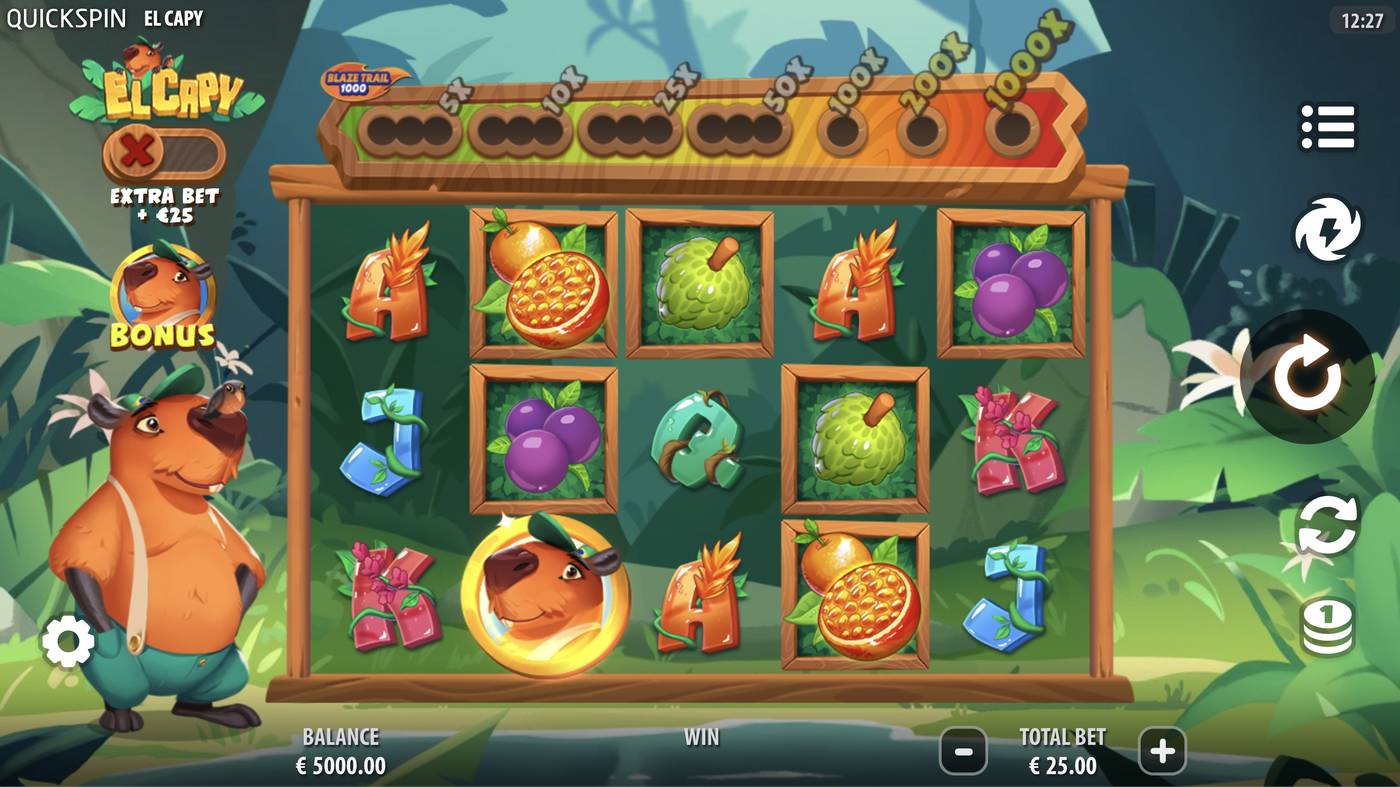 El Capy: image of main menu