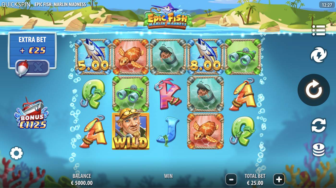 Epic Fish: Marlin Madness: image of main menu