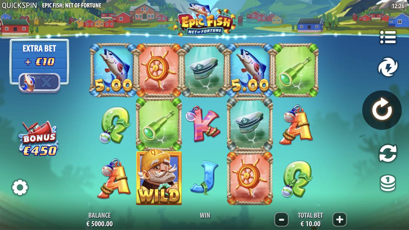 Epic Fish: Net of Fortune: image of main menu