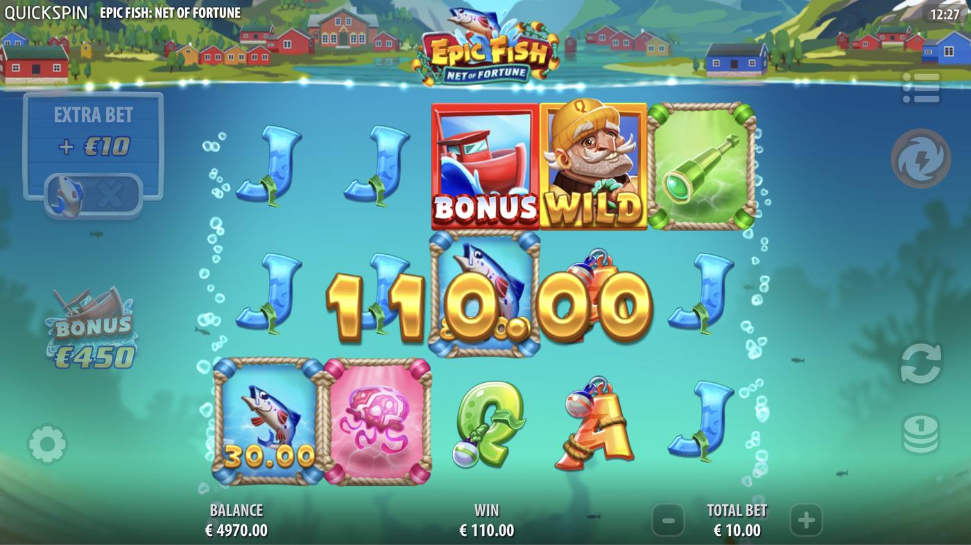 Epic Fish: Net of Fortune: image of winning