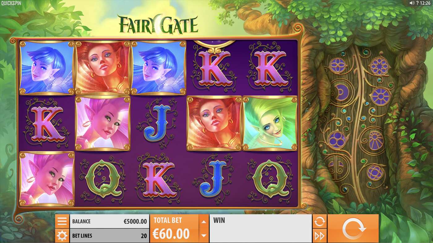 Fairy Gate: image of main menu