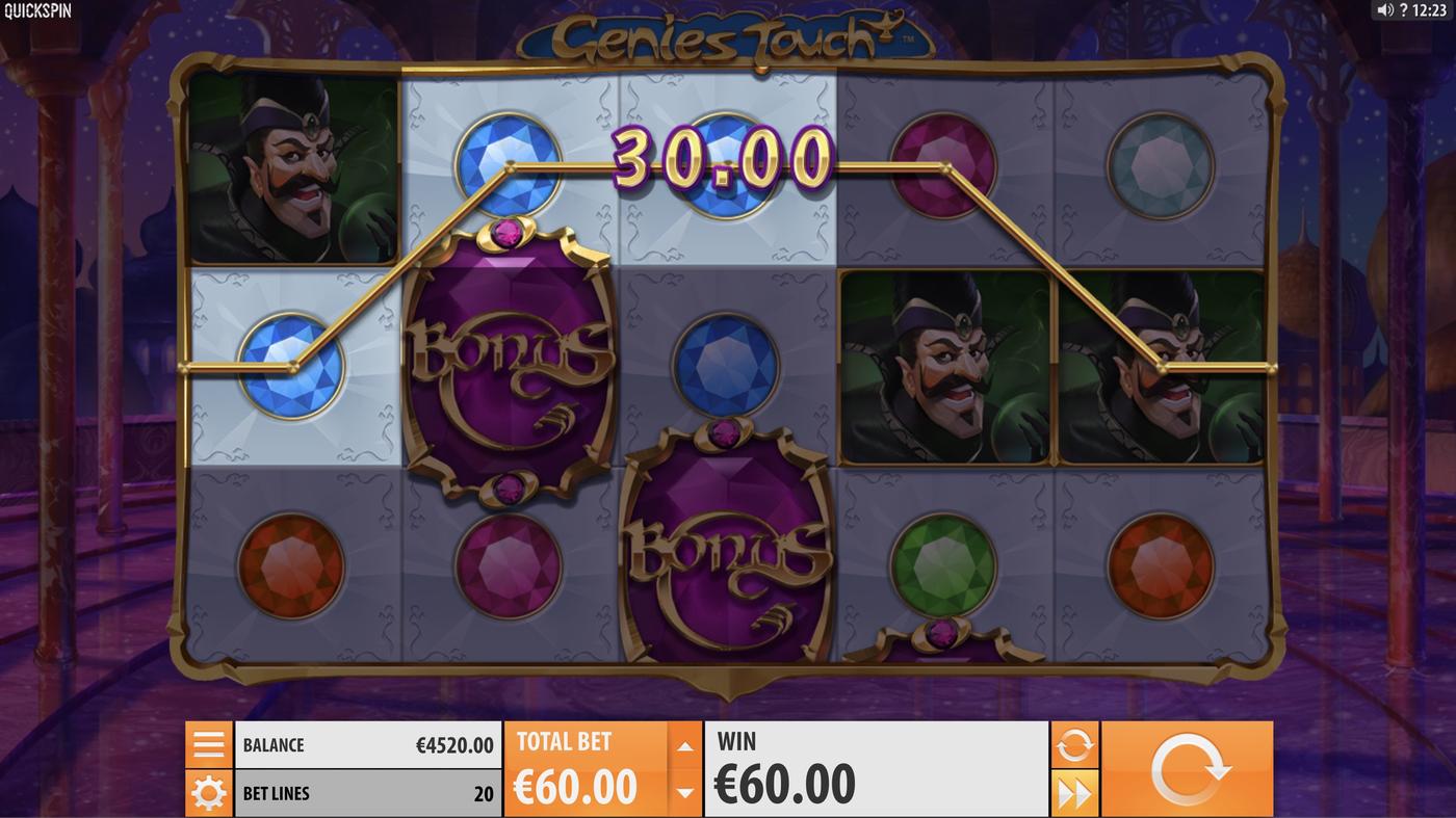 Genies Touch: image of winning