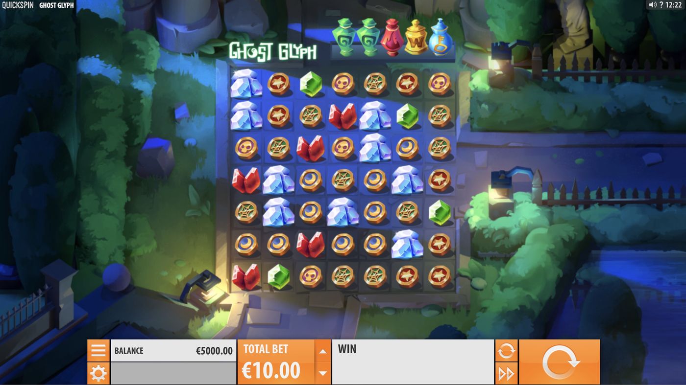 Ghost Glyph: image of main menu