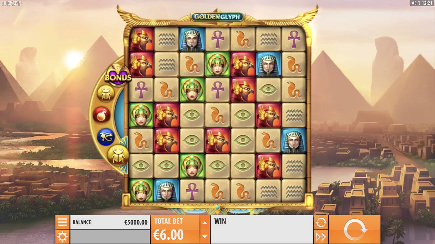 Golden Glyph: image of main menu
