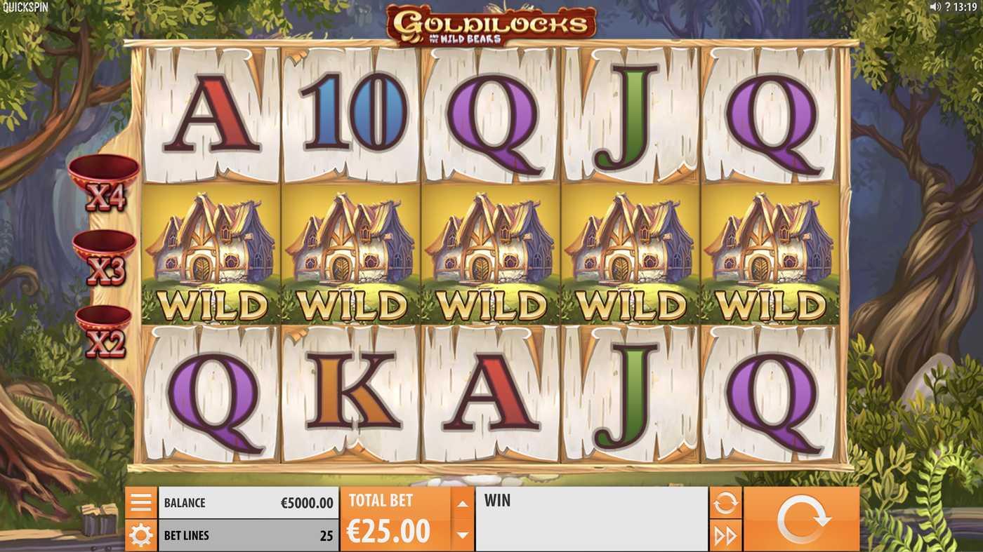 Goldilocks: image of main menu