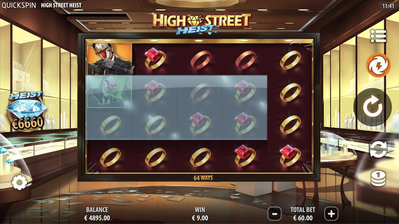 High Street Heist: image of winning
