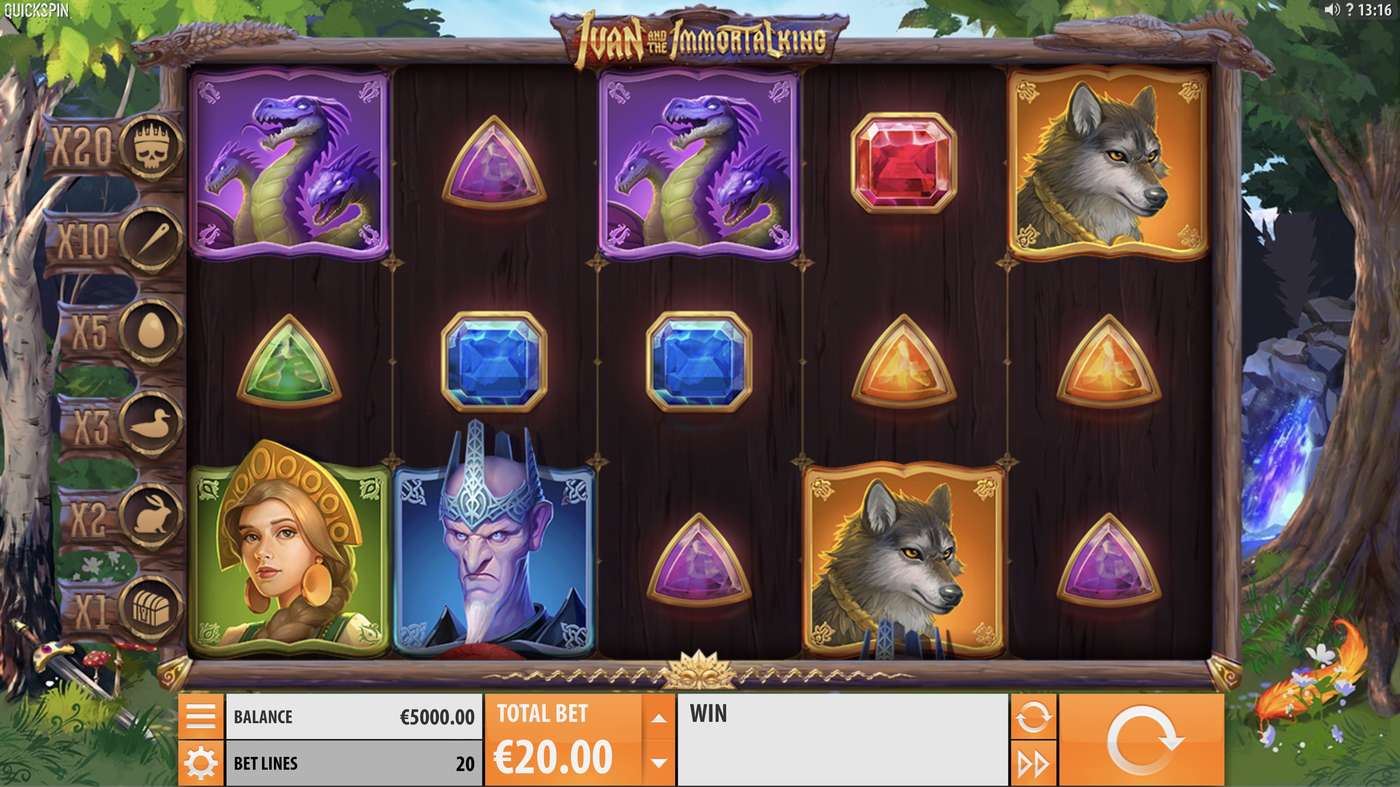 Ivan and the Immortal King: image of main menu