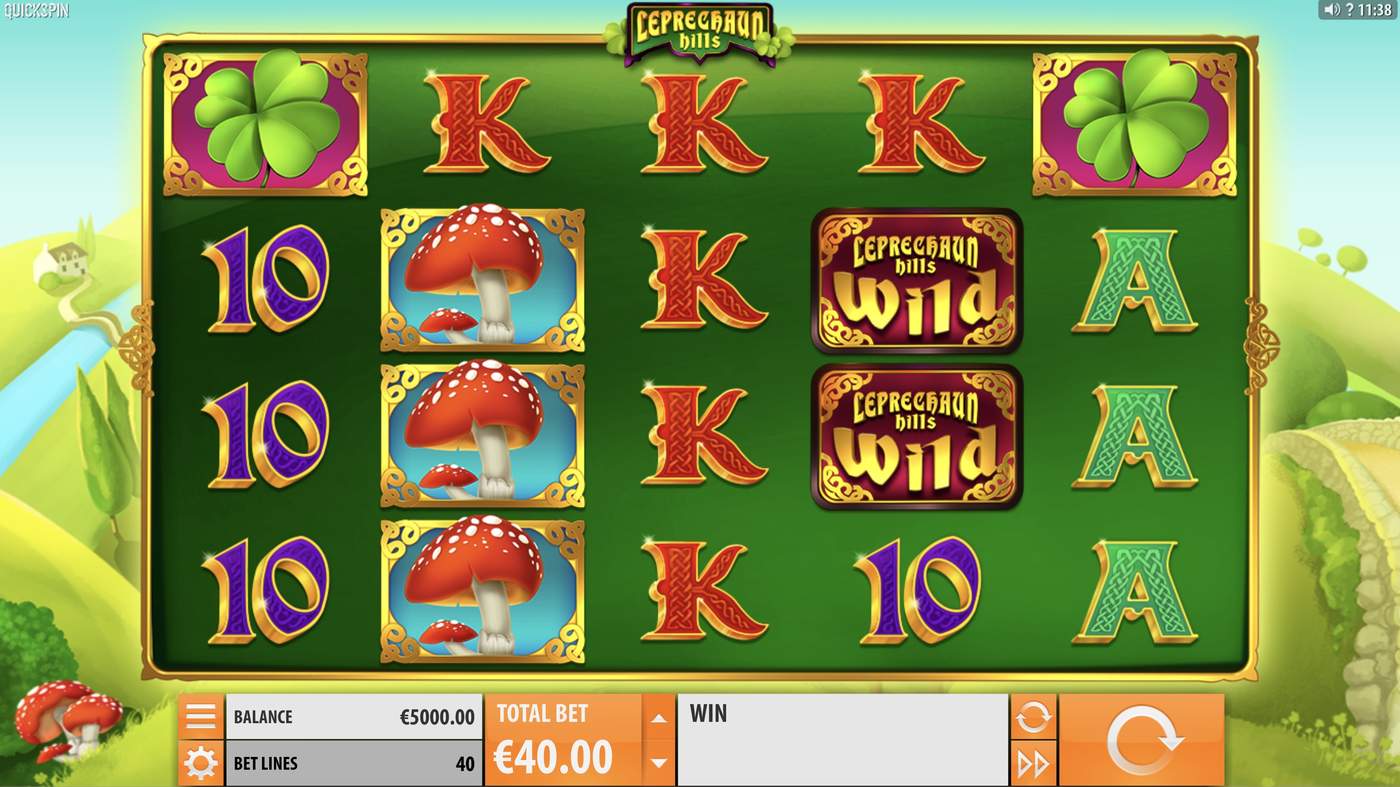 Leprechaun Hills: image of main menu