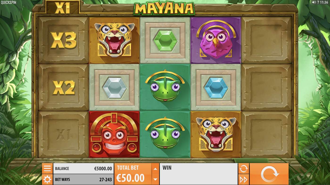 Mayana: image of main menu