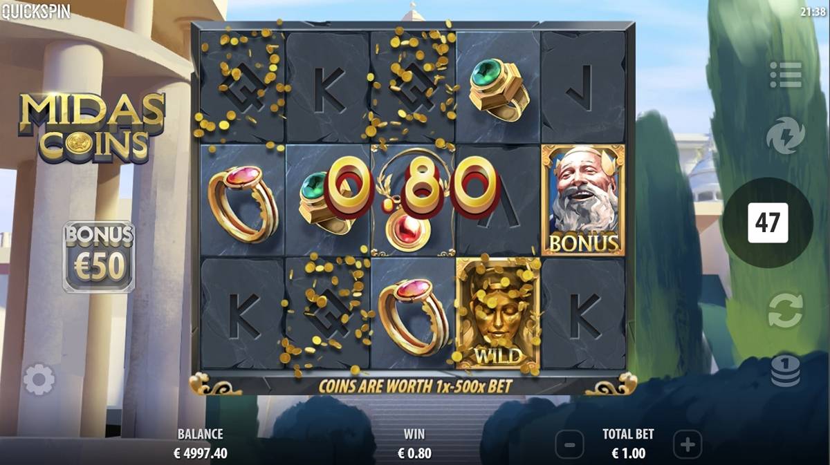 Midas Coins: image of winning