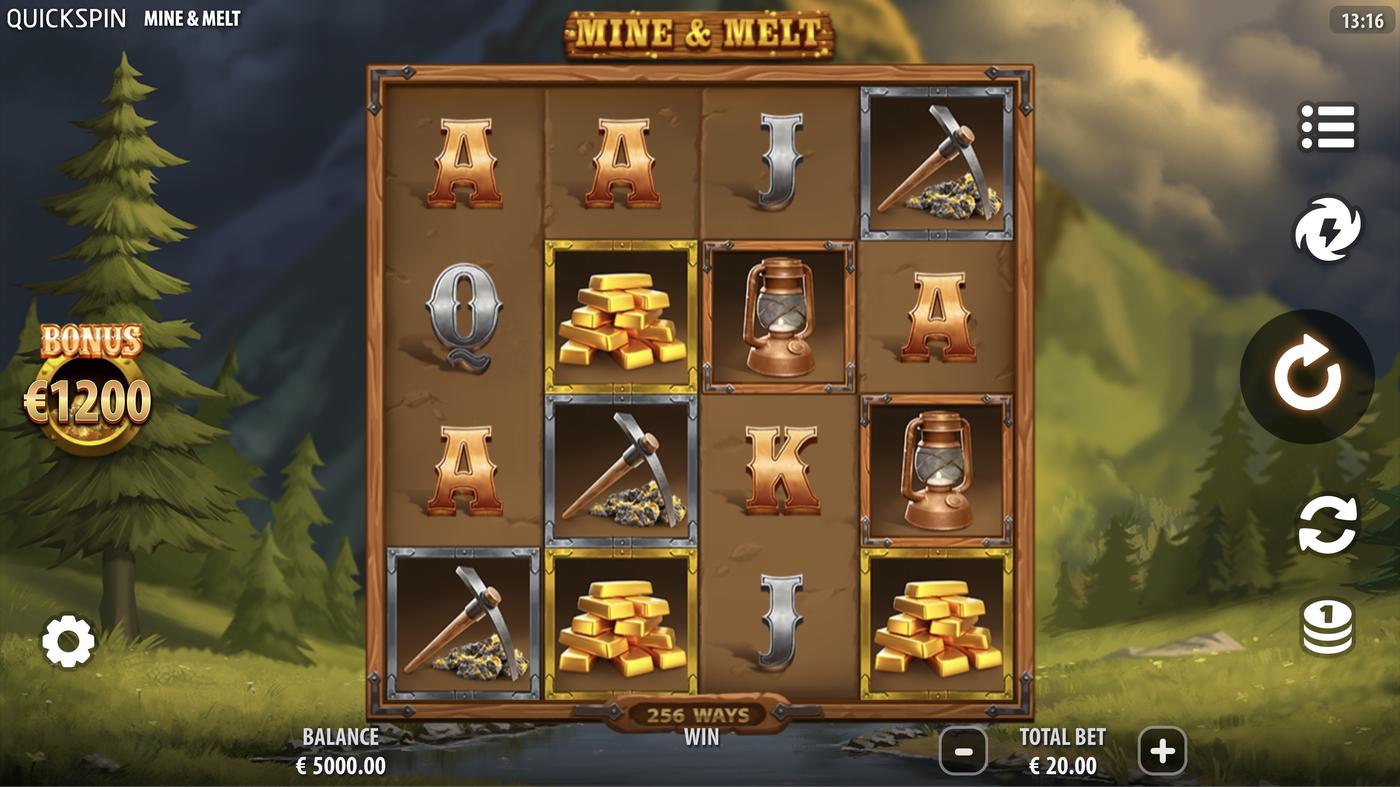 Mine & Melt: image of main menu