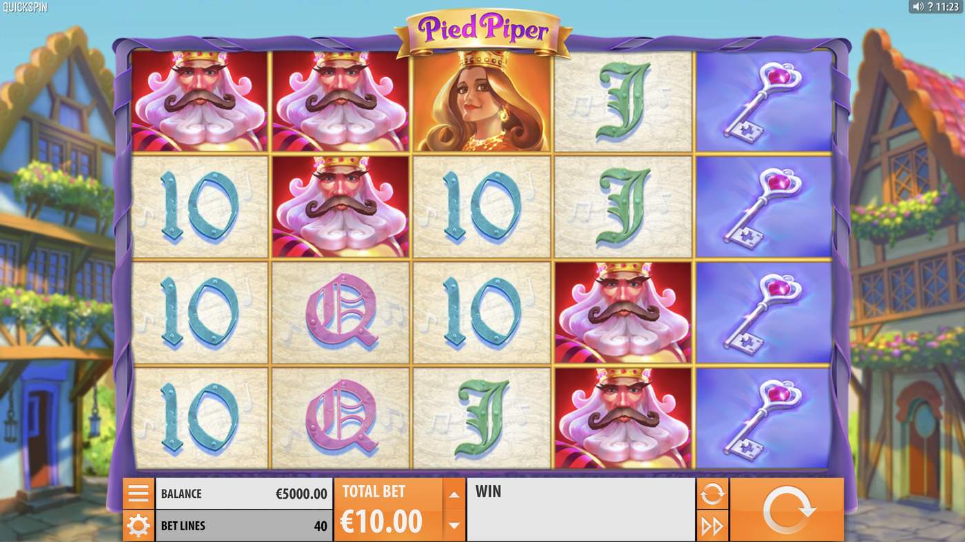 Pied Piper: image of main menu
