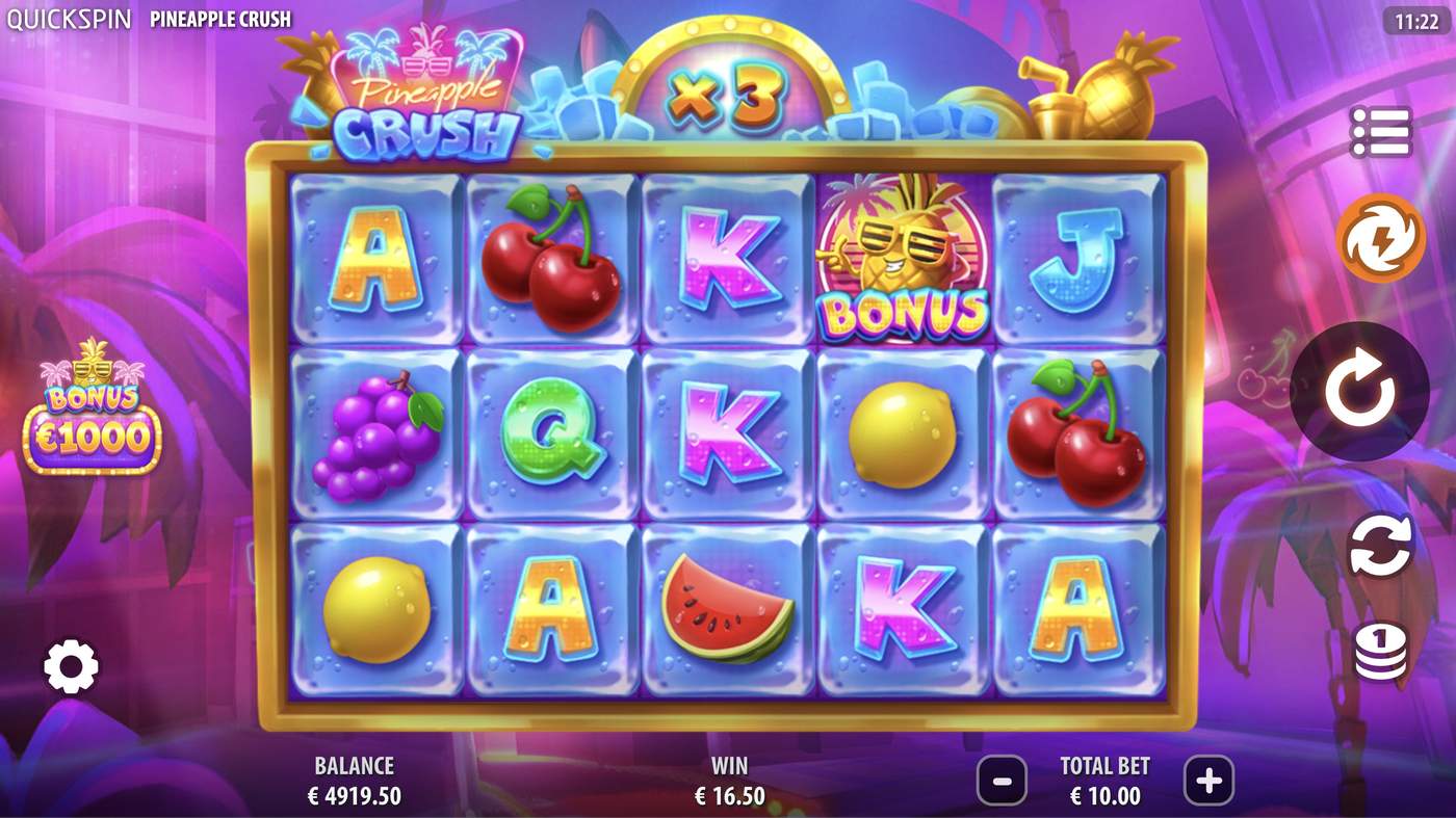 Pineapple Crush: image of winning