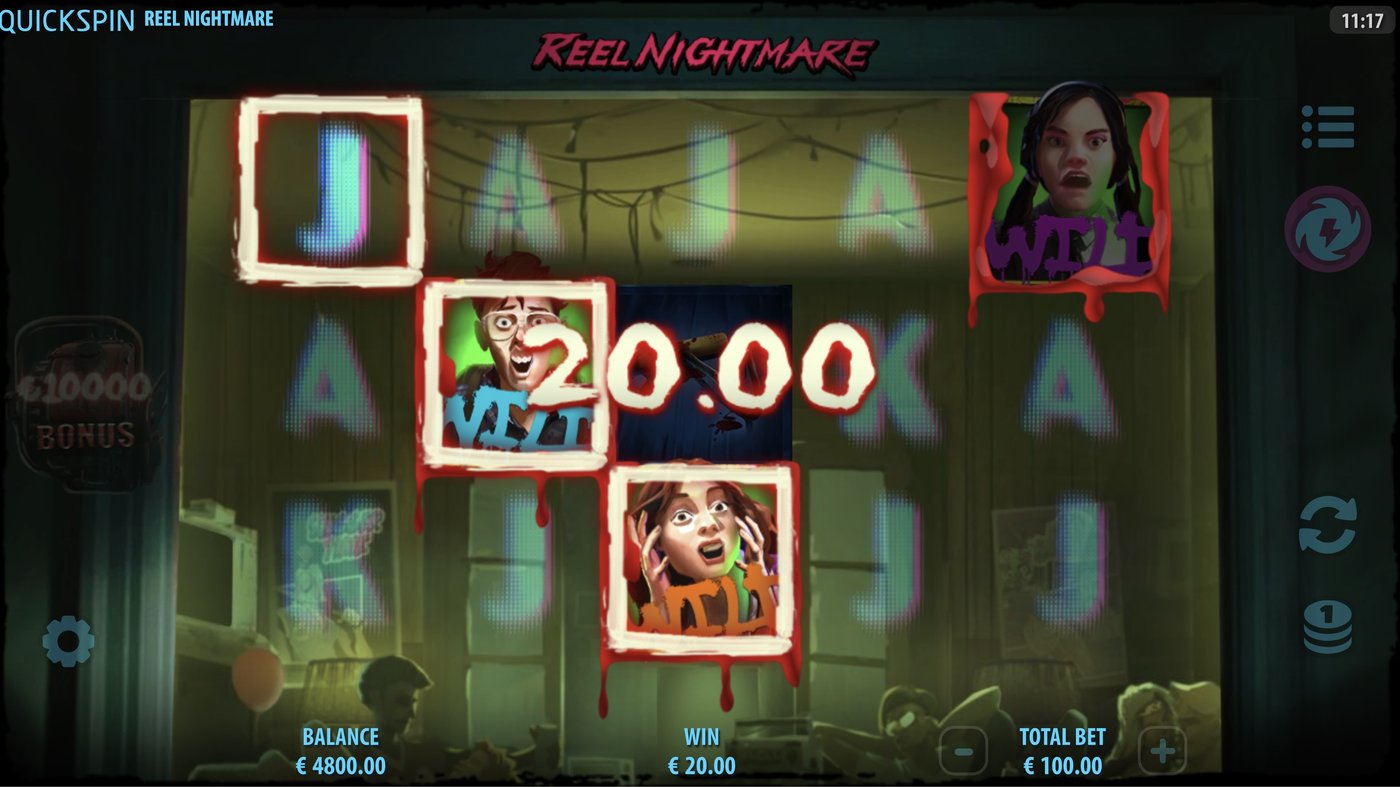 Reel Nightmare: image of winning