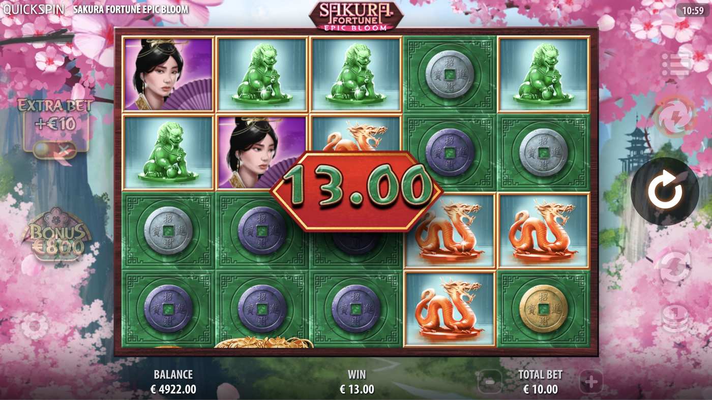 Sakura Fortune Epic Bloom: image of winning