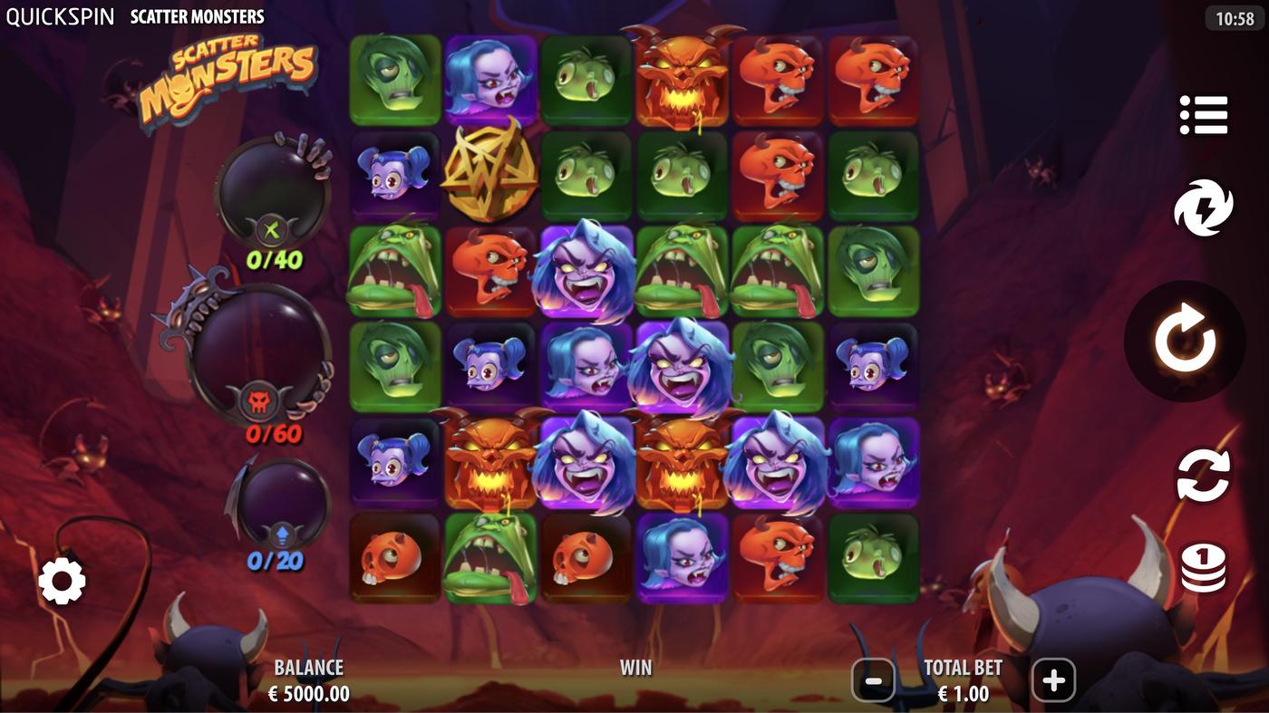 Scatter Monsters: image of main menu