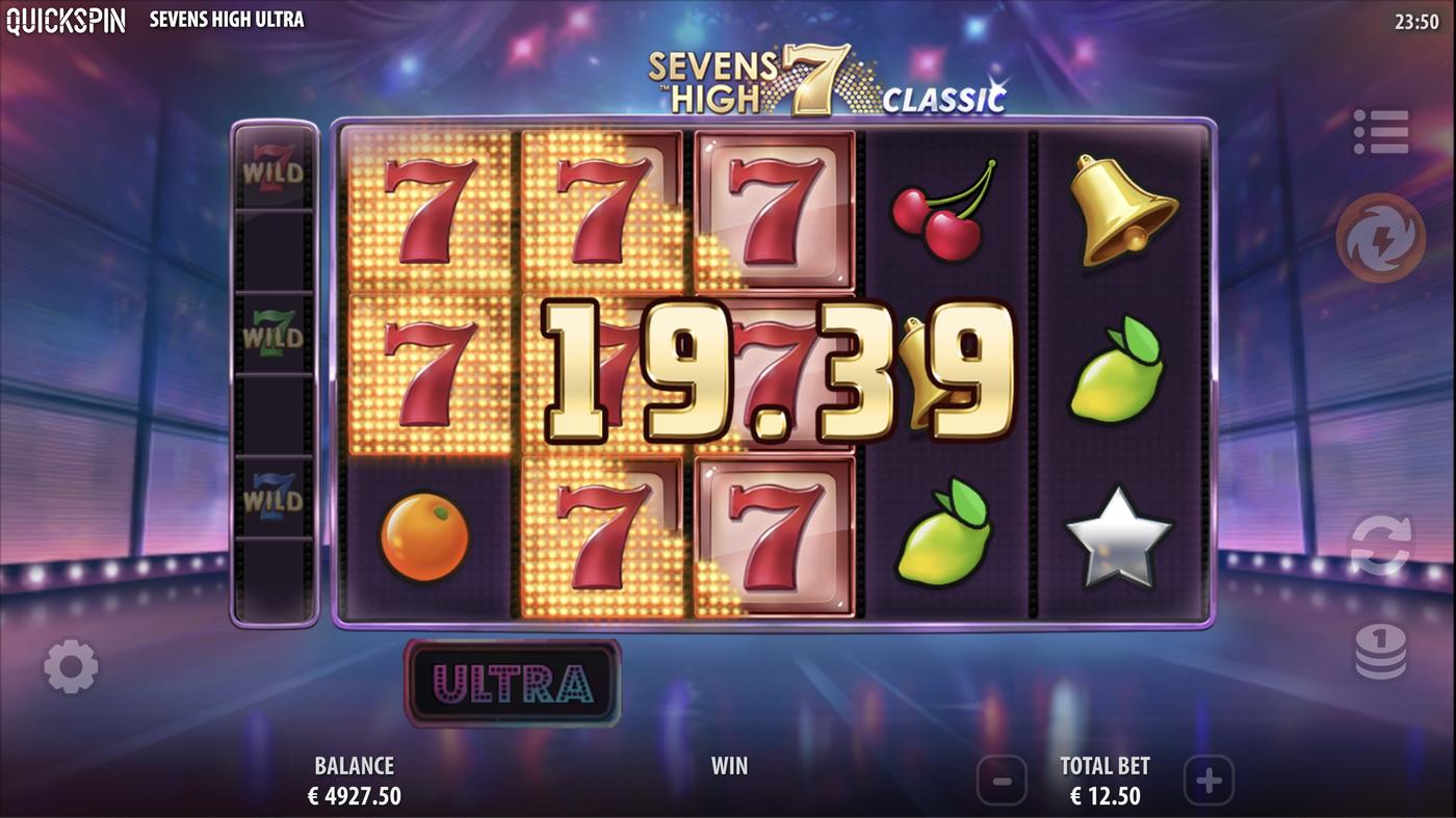 Sevens High Ultra: image of winning