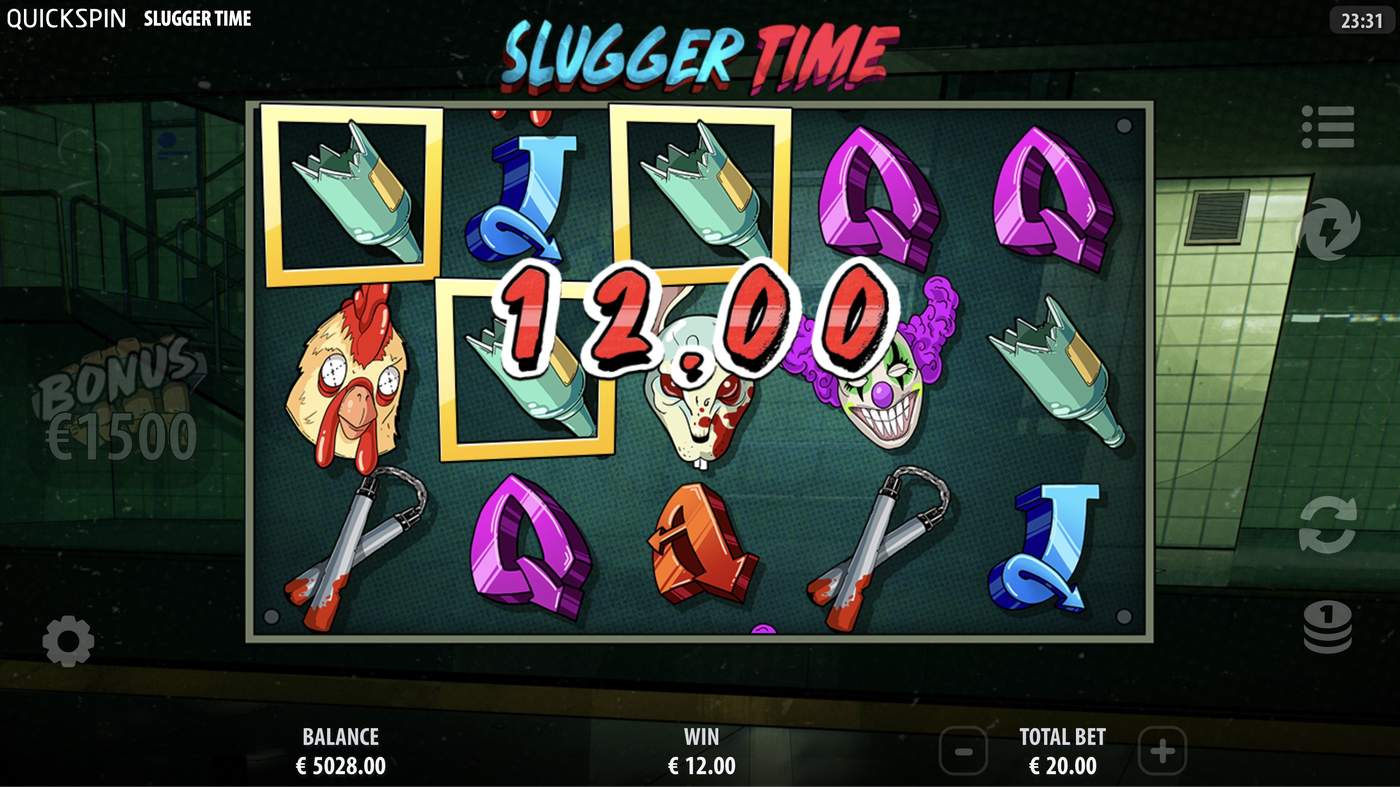 Slugger Time: image of winning