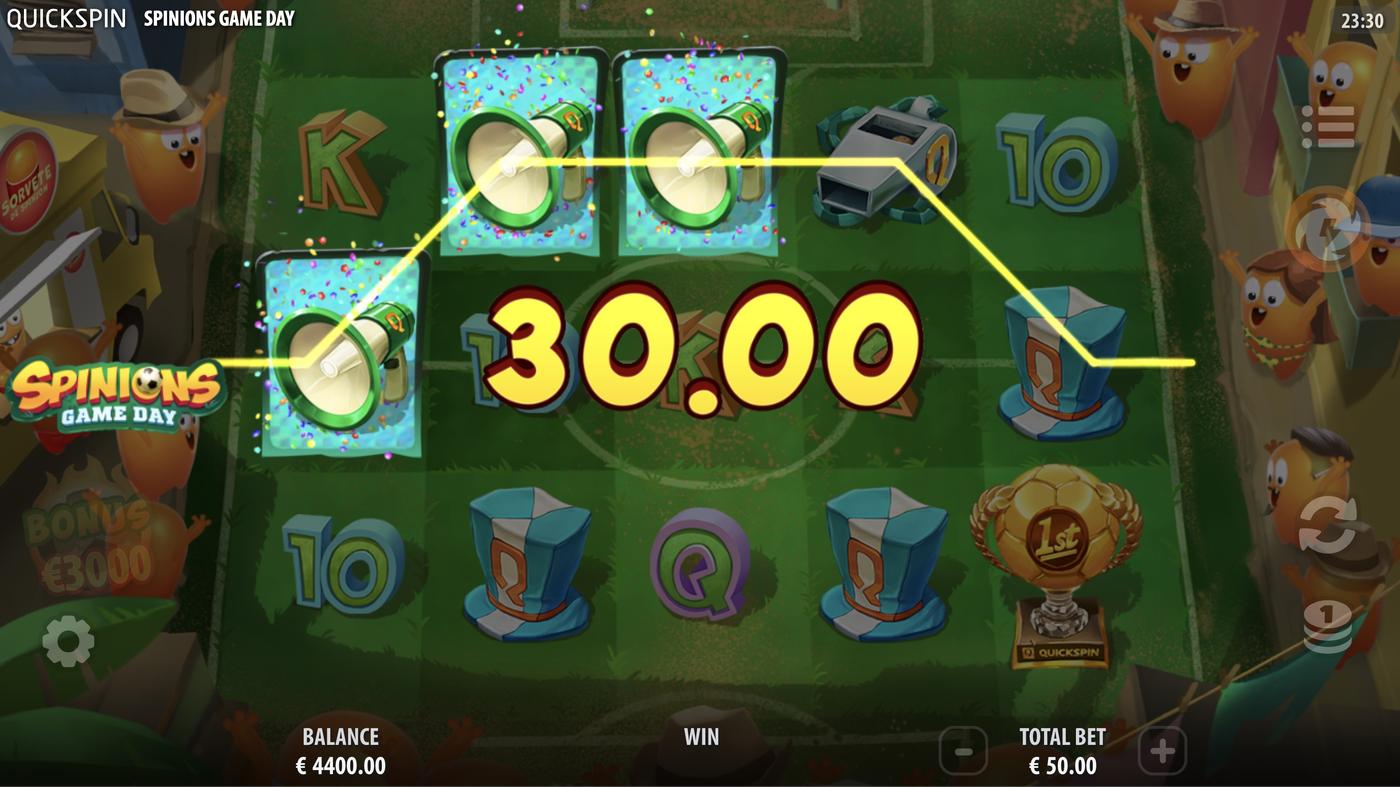 Spinions Game Day: image of winning
