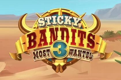 Sticky Bandits 3 Most Wanted Online Slot Logo