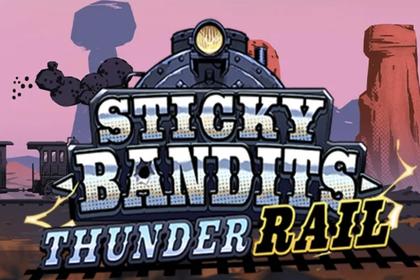 Sticky Bandits Thunder Rail Online Slot Logo