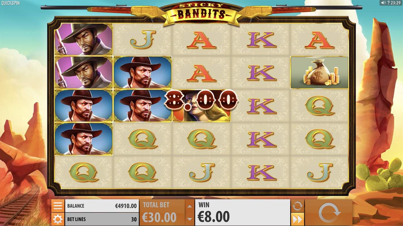 Sticky Bandits: image of winning
